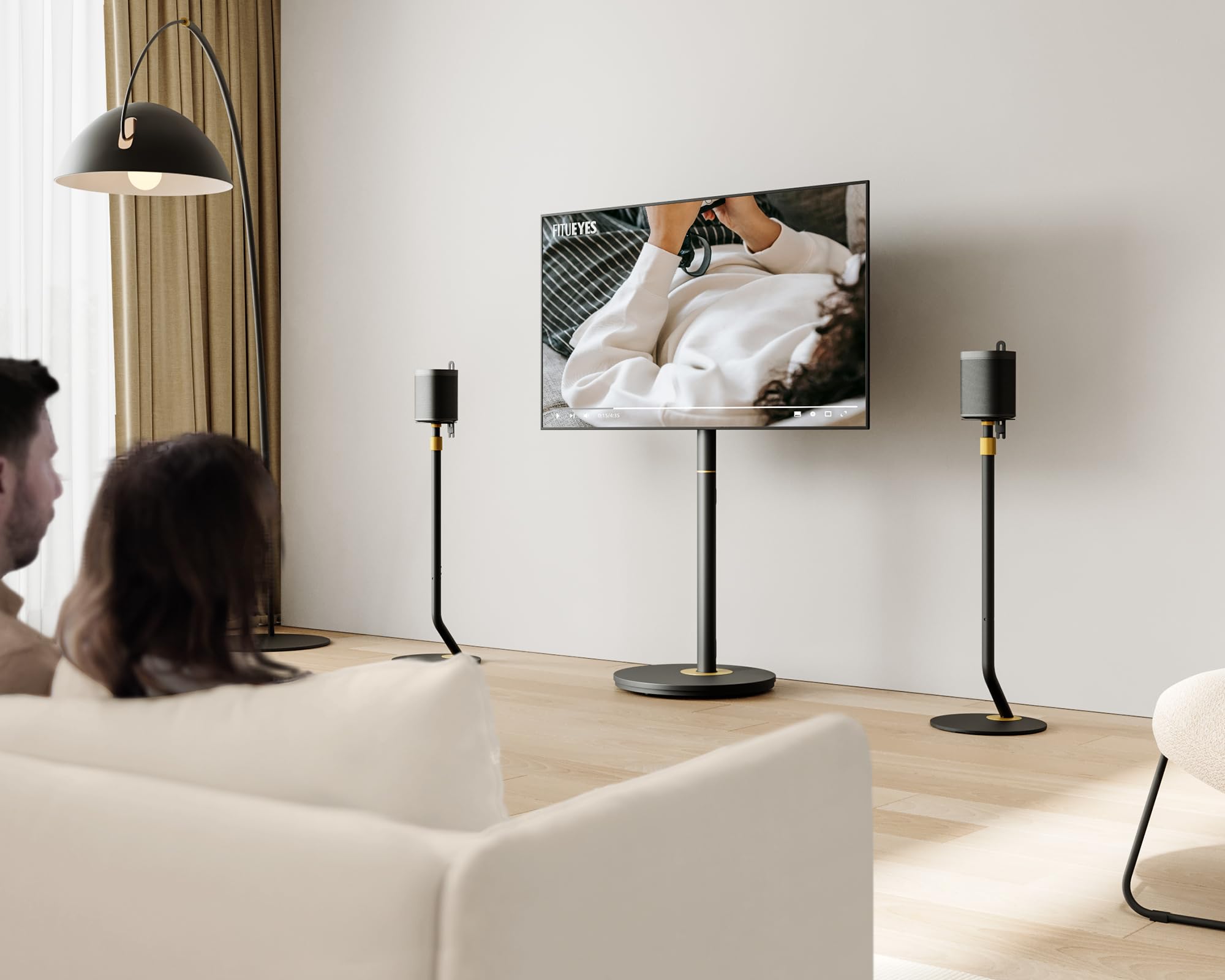 Amazon | FITUEYES DESIGN スピーカースタンド スピーカー台 中小型